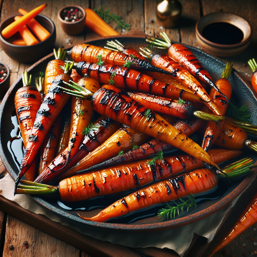 Balsamic Glazed Roasted Carrots Recipe