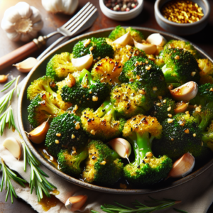 garlic butter roasted broccoli recipe 3