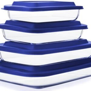 8 piece glass baking dish set review