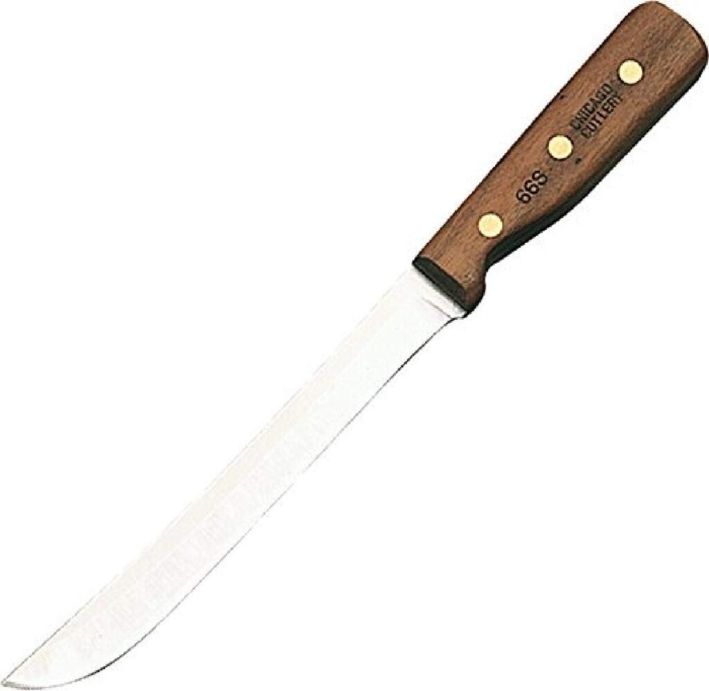 Chicago Cutlery 3-Inch Paring and Boning Kitchen Knife, Stainless Steel Resists Rust, Stains, and Pitting, Walnut Tradition Handle, Classic Style