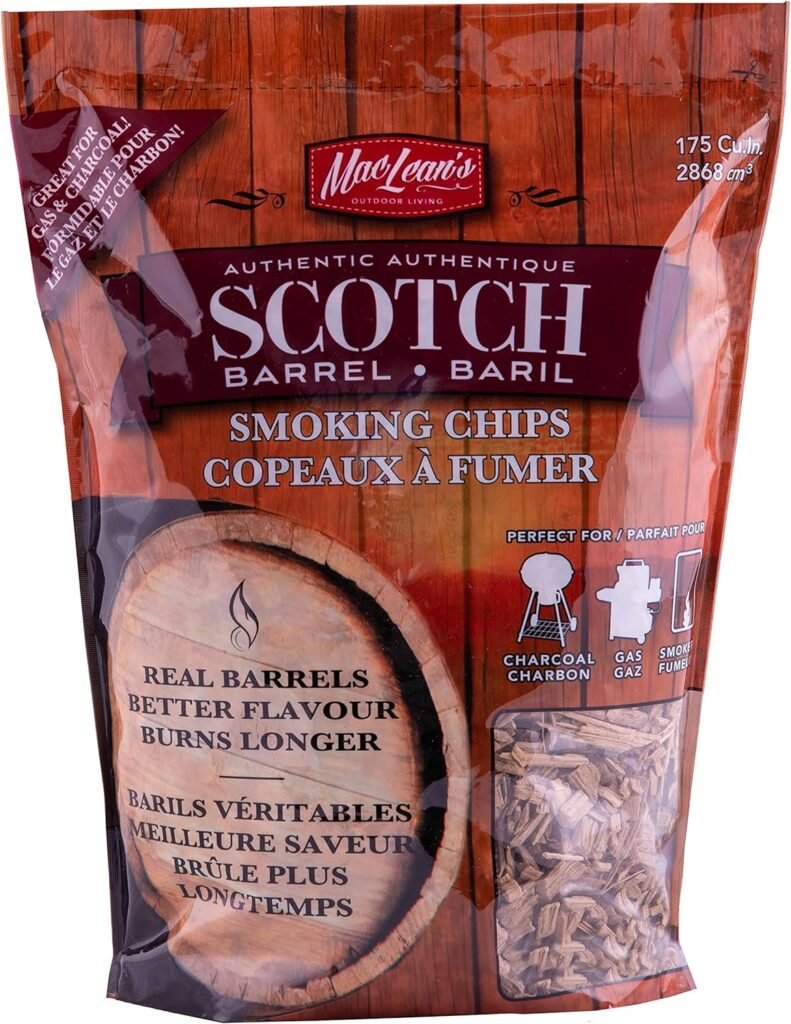 MacLeans Outdoor Wood BBQ Smoking Chips, Apple and Rum Barrel