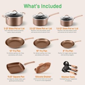 nutrichef cookware set review