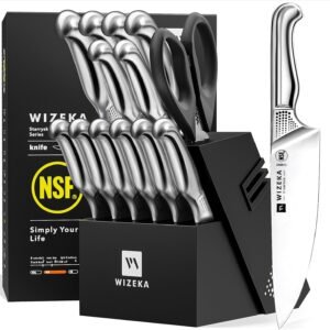 wizeka kitchen knife set review