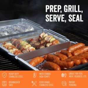 yukon glory bbq n serve grill basket set review