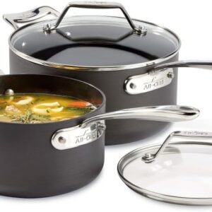 all clad essentials nonstick sauce pan set review