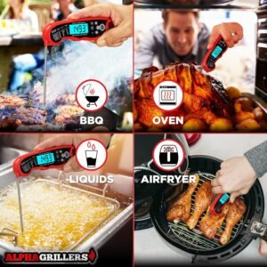 alpha grillers instant read meat thermometer review