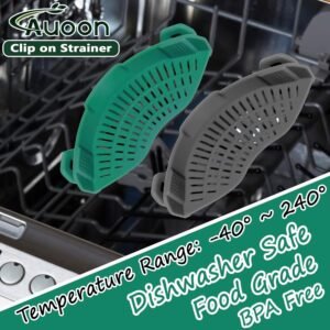 auoon clip on strainer silicone review