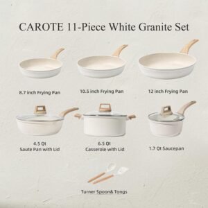 carote nonstick granite cookware set review