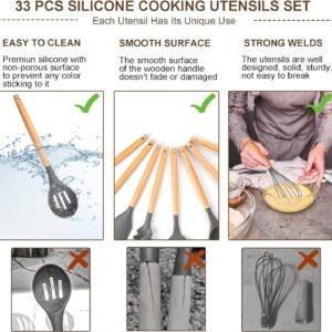 oridom silicone kitchen utensils set review