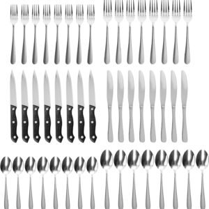 qoutique 24 piece stainless steel flatware review