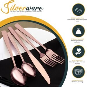 utopia kitchen silverware set review