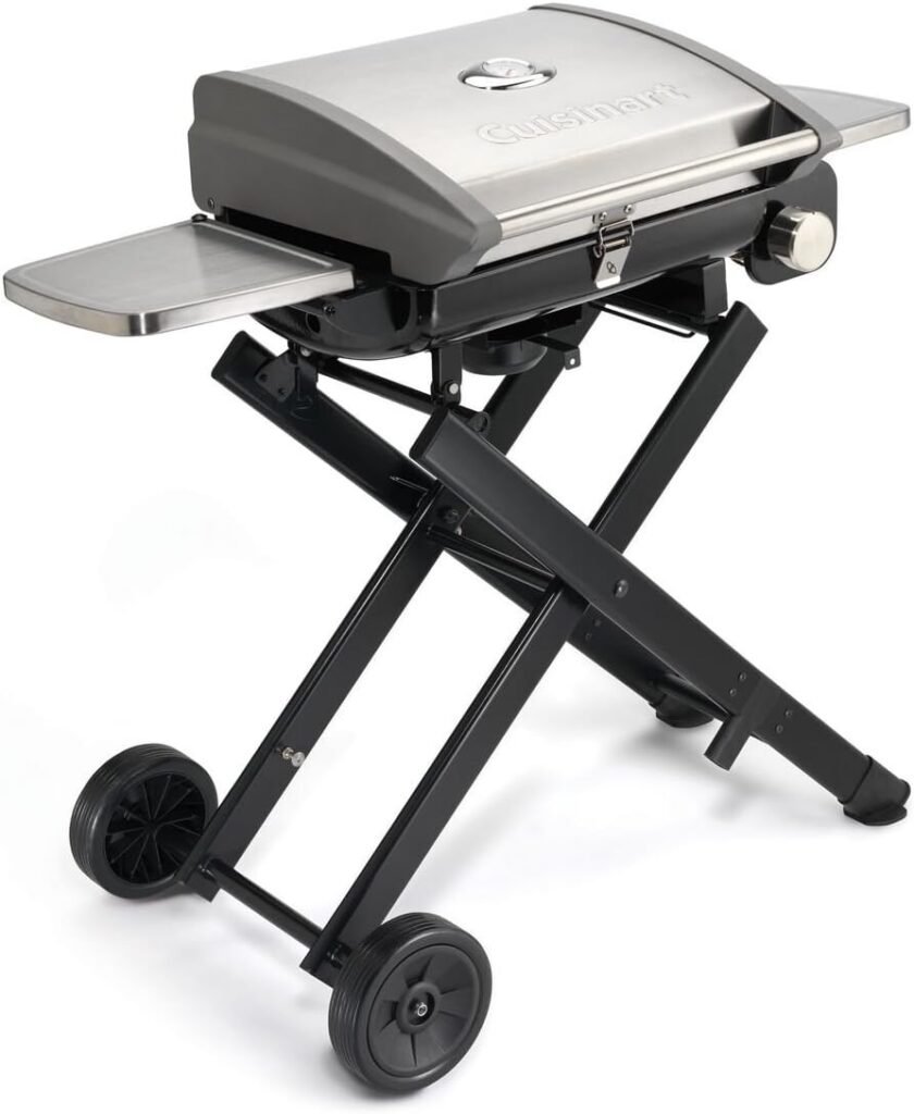 Cuisinart CGG-240 All Foods, 27.3 L x 38 W x 23.5 H, Roll-Away Gas Grill, Stainless Steel