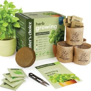 indoor herb garden starter kit cooking gifts for women gardener creative kitchen gift for plant lovers home herb growing