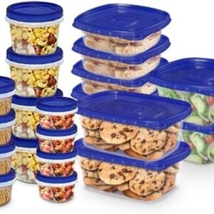 ziploc food storage meal prep containers reusable for kitchen organization dishwasher safe variety pack 20 count