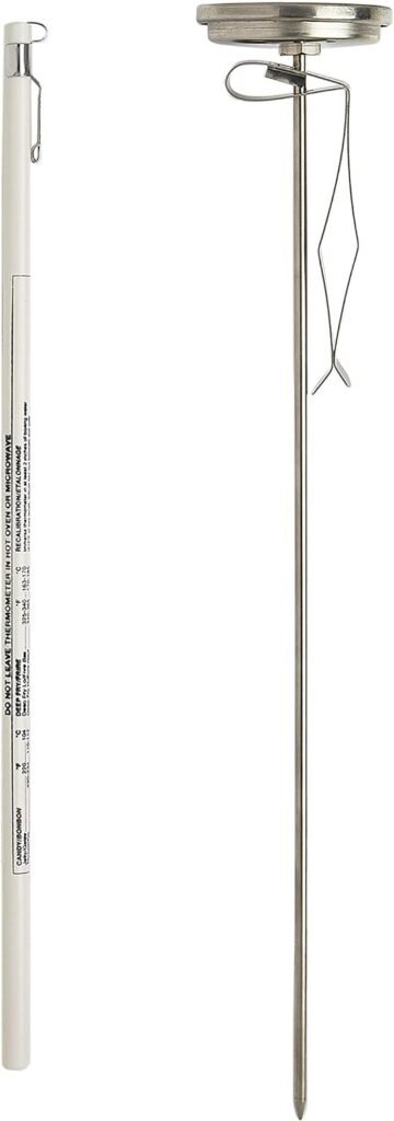 CDN IRL500 Long Stem Fry Thermometer – 12,Silver